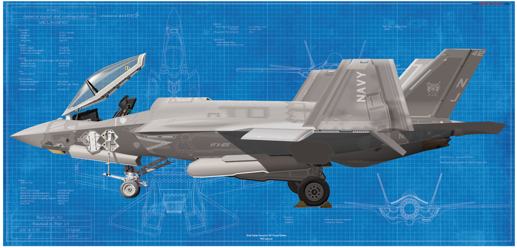 F-35C Lightning II, VFA 125 